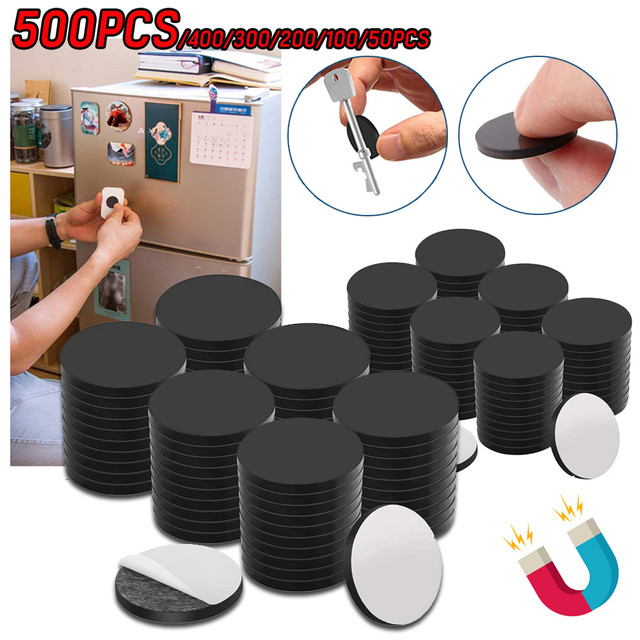 50/100pcs Magnetic Dot Stickers Flexible Magnetic Dot Durable Peel